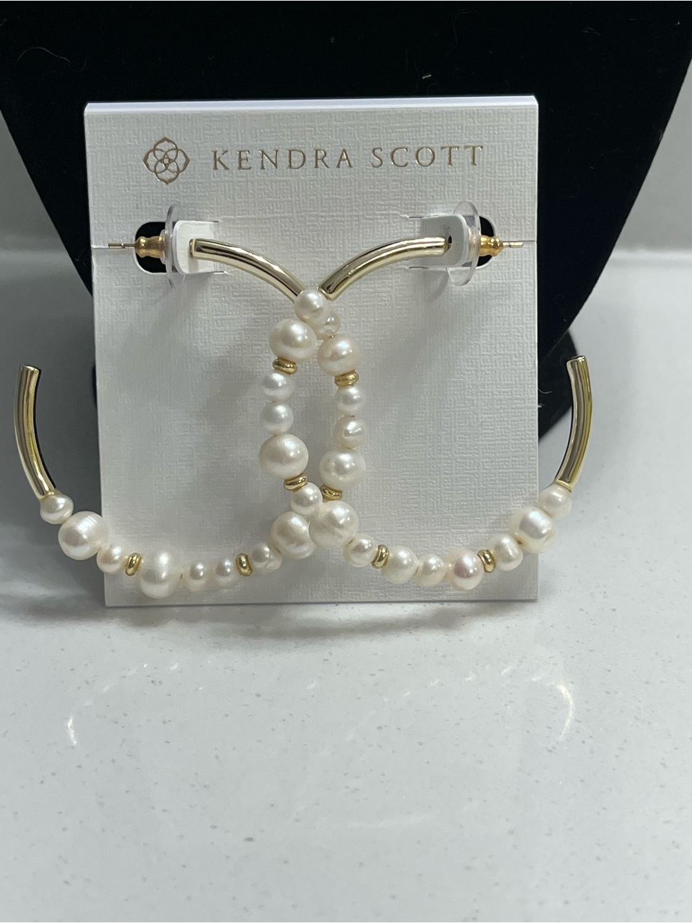 Kendra Scott Jovie Pearl Hoop Beaded Women’s Earrings